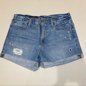 J. Crew Broken in Boyfriend Jean Shorts